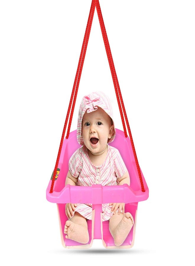 Maanit Swing for Kids - 3-in-1 Wave Adjustable Baby Swing Toy for Indoor and Outdoor - for Boys and Girls of Age (6 Months +) (Pink) - Image 1